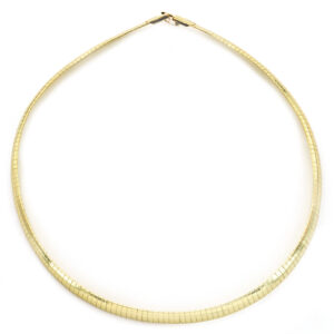 SINGLE COLLAR GOLD SNAP LOCK NECKLACE