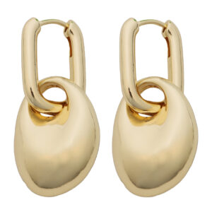 GOLD LINK HINGE EARRINGS