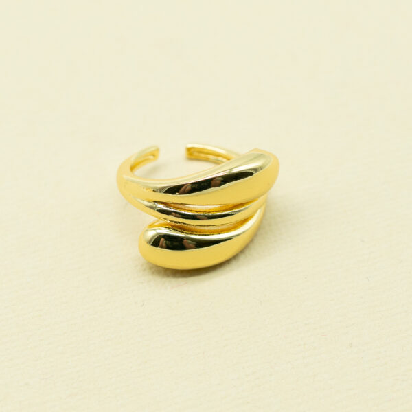 GOLD ABSTRACT RING - Image 2