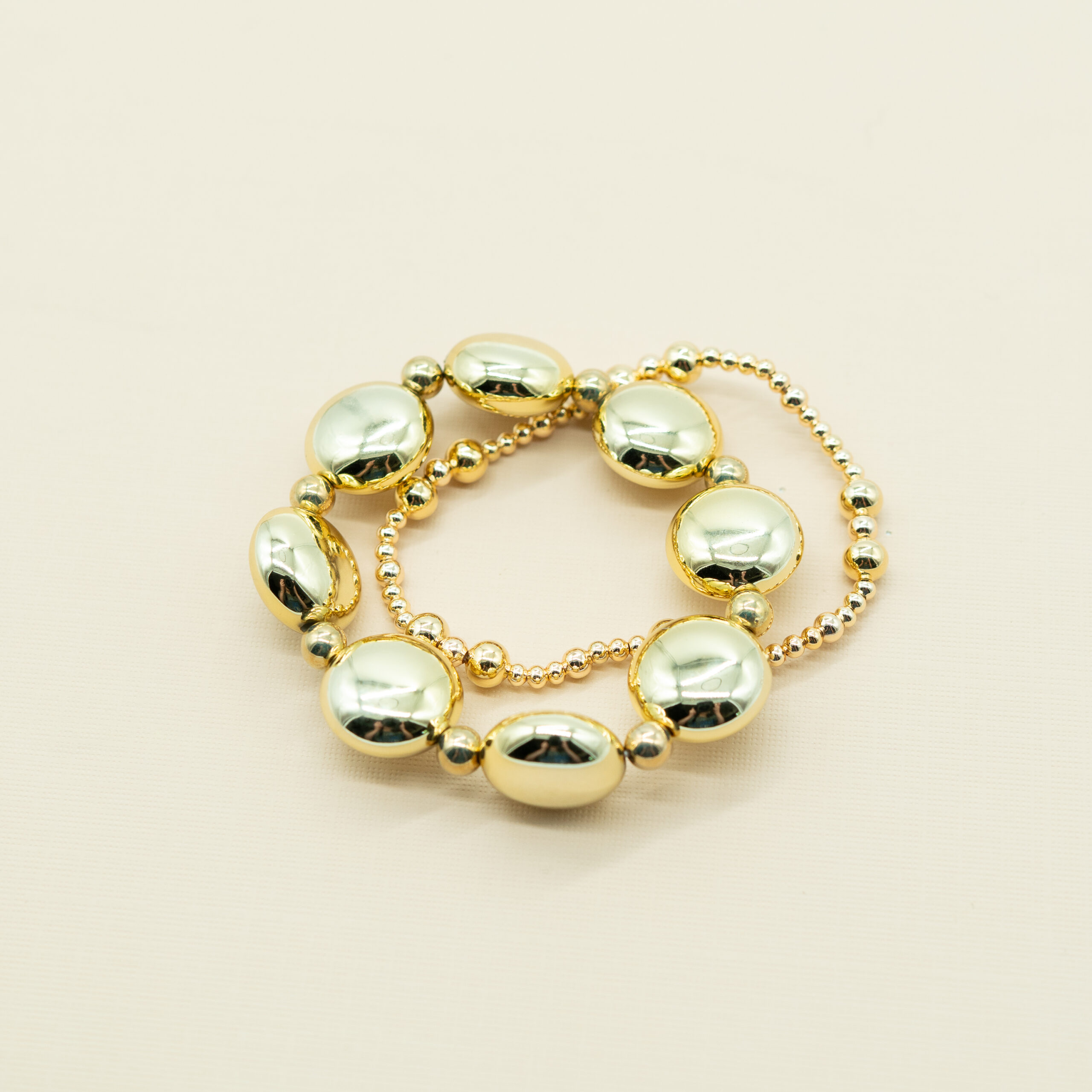 GOLD STRETCH BRACELET - Image 2